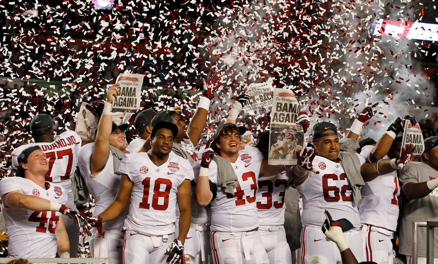 2013: Alabama rolls to its second consecutive BCS championship